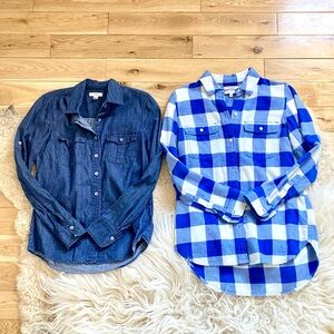 Madewell and J.Crew Bundle Button Down Shirts